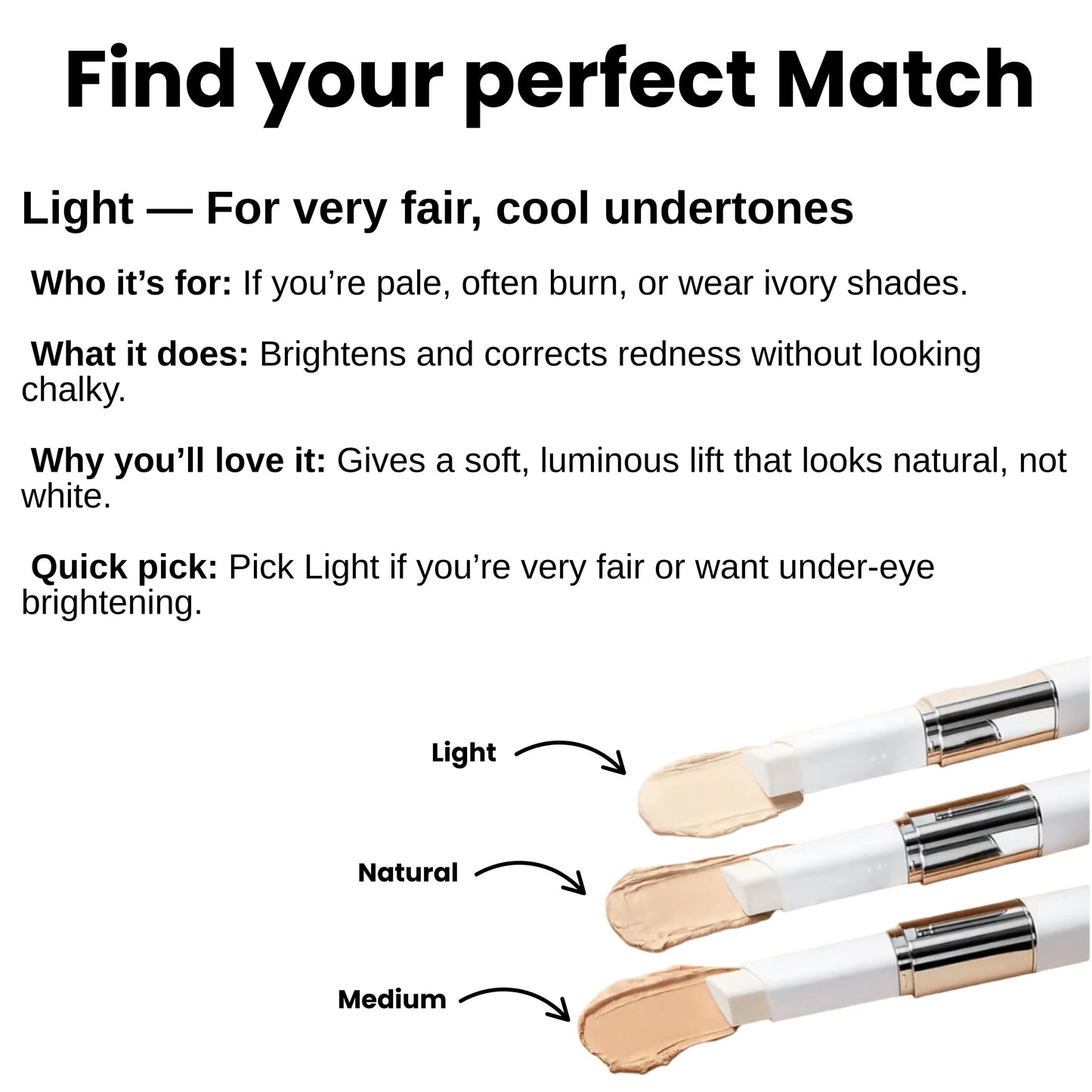 Silk & Sol™ - Tone Matching Stick
