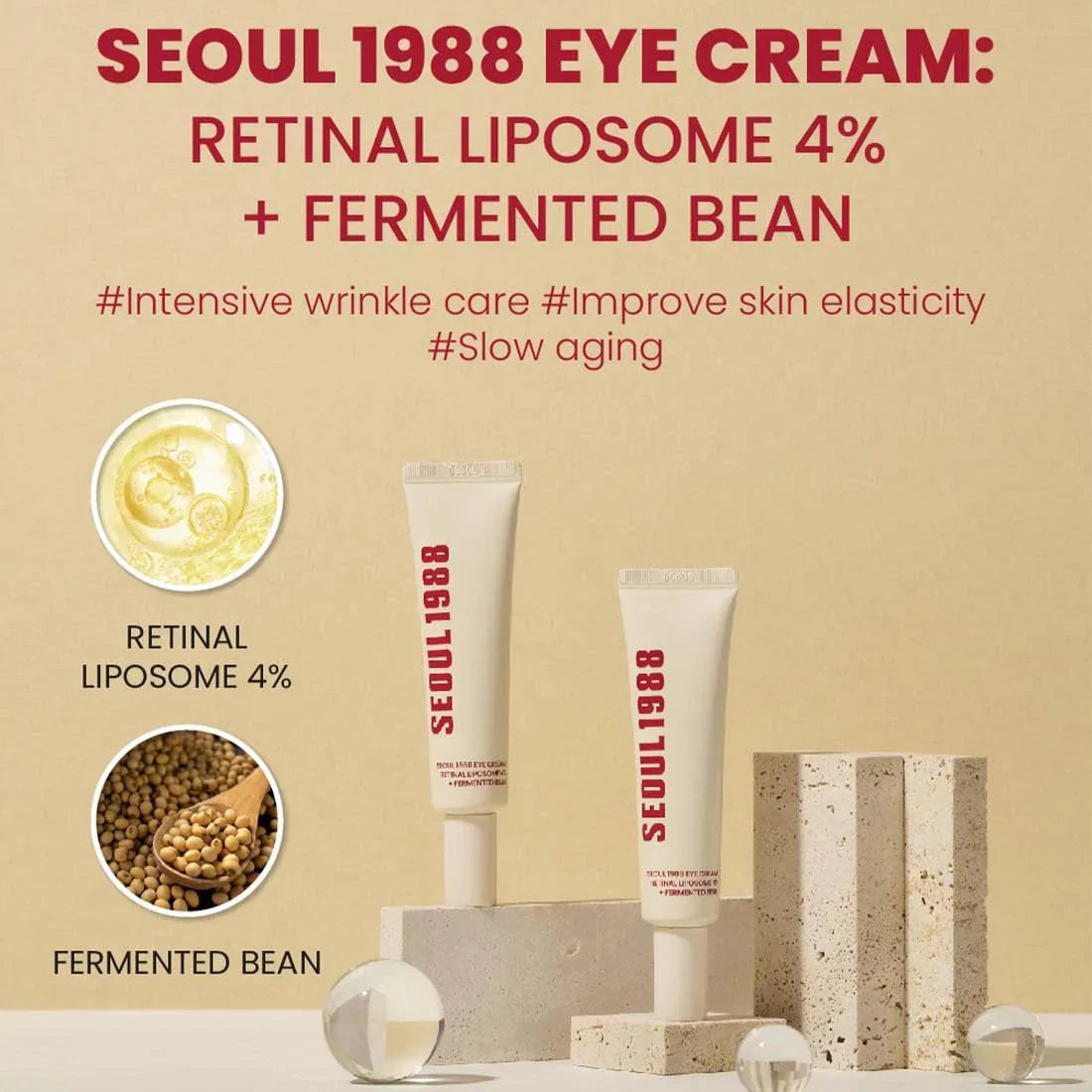 K-SECRET SEOUL 1988  RETINAL EYE CREAM